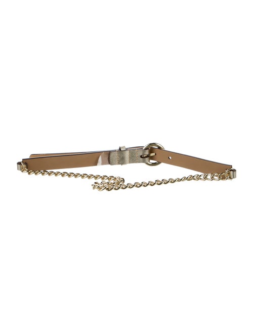 Michael Kors Skinny Leather Belt
