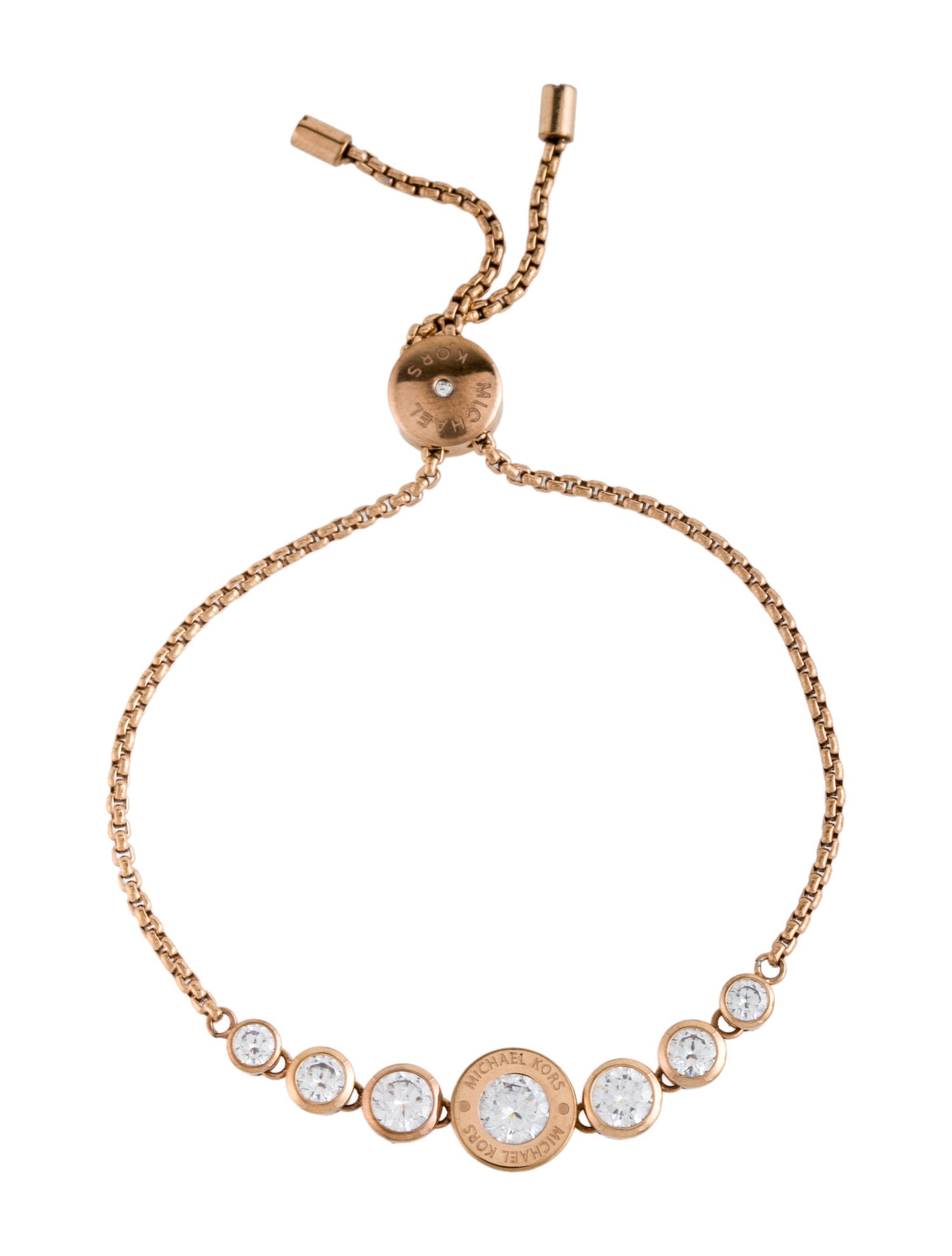 Michael Kors Cubic Zirconia Slider Bracelet