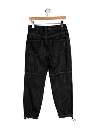 Michael Kors Mid-Rise Straight Leg Jeans