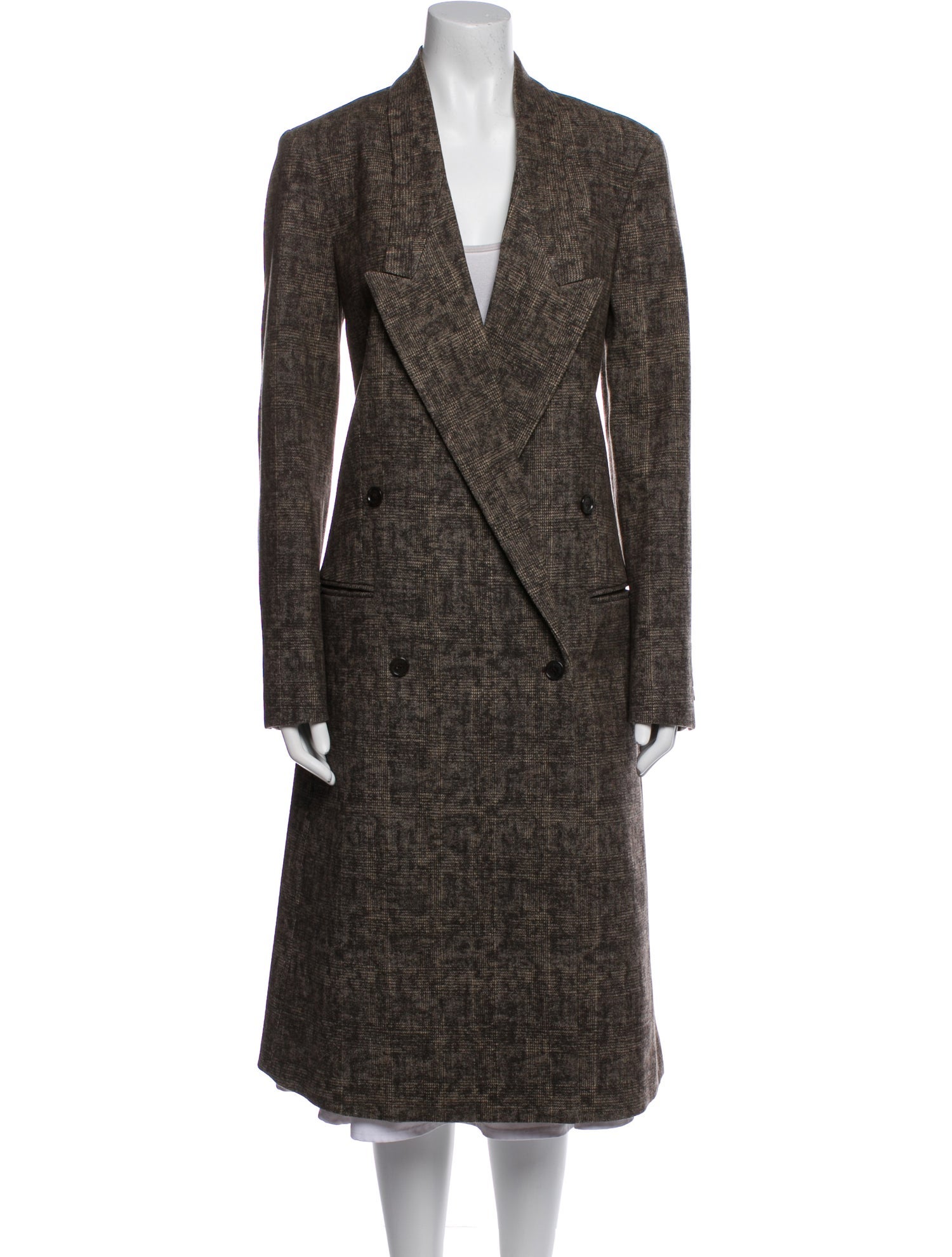 Michael Kors Virgin Wool Plaid Print