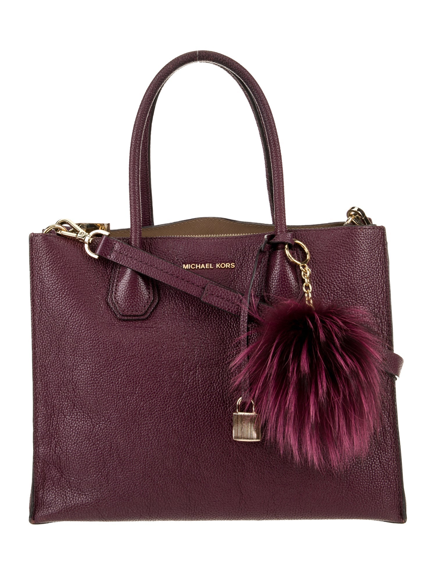 Michael Kors Leather Top Handle Bag