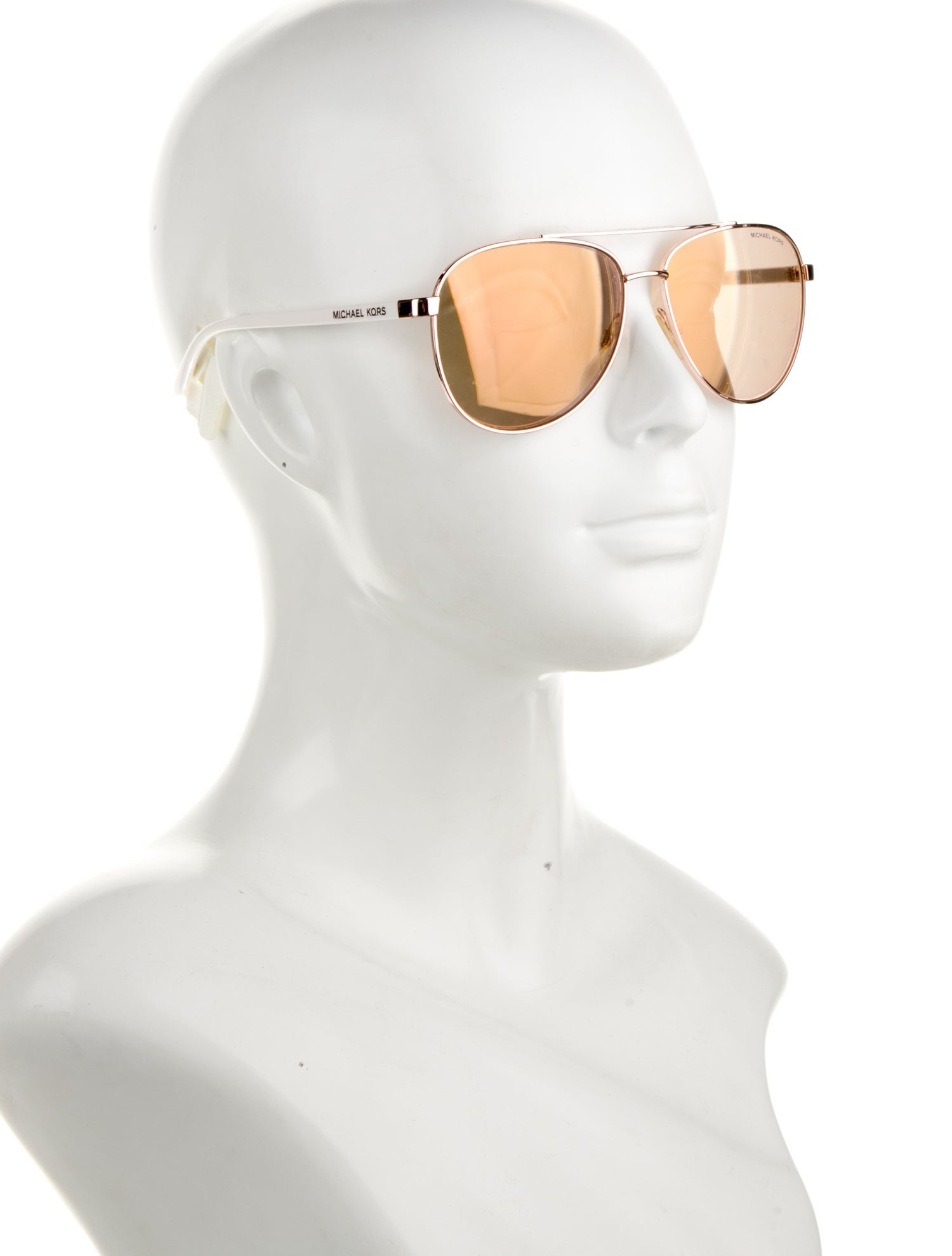 Michael Kors Aviator Tinted Sunglasses