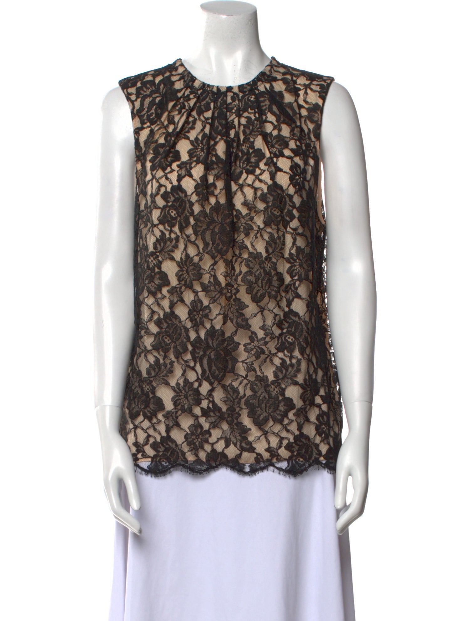 Michael Kors Lace Pattern Crew Neck Top w/ Tags