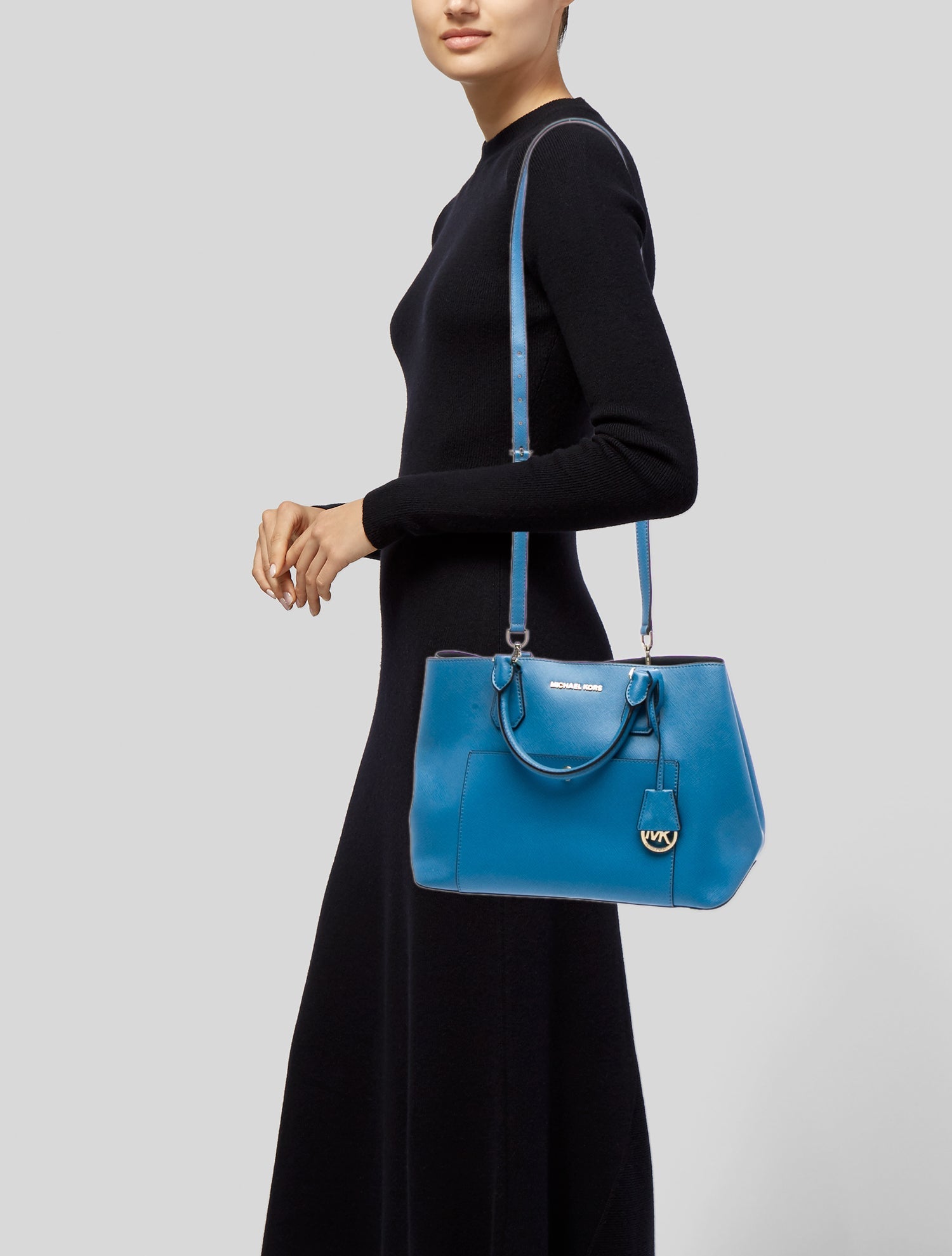 Michael Kors Leather Top Handle Bag