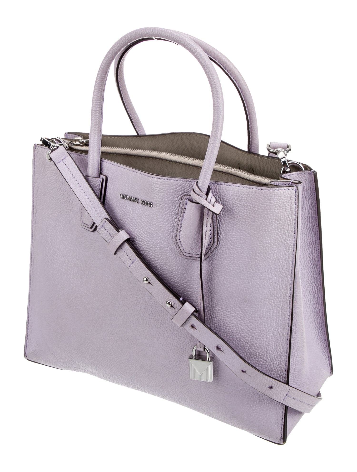 Michael Kors Leather Top Handle Bag