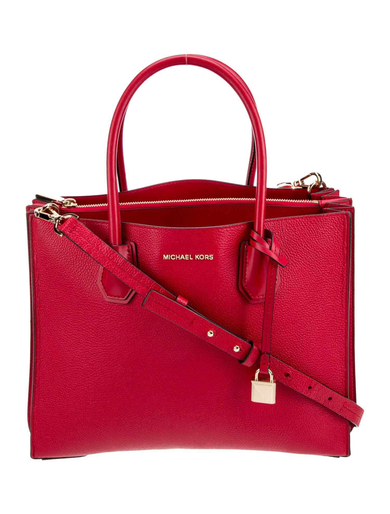 Michael Kors Leather Top Handle Bag