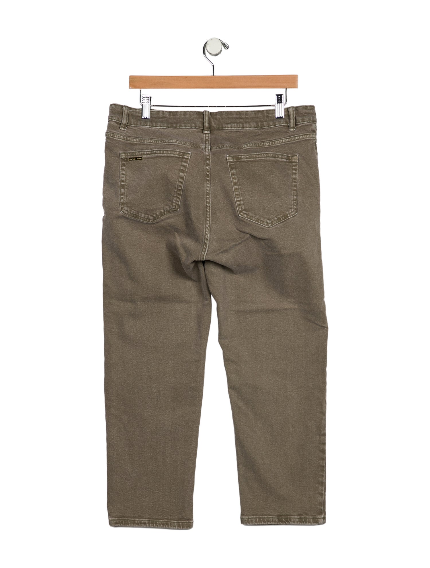 Michael Kors High-Rise Straight Leg Jeans