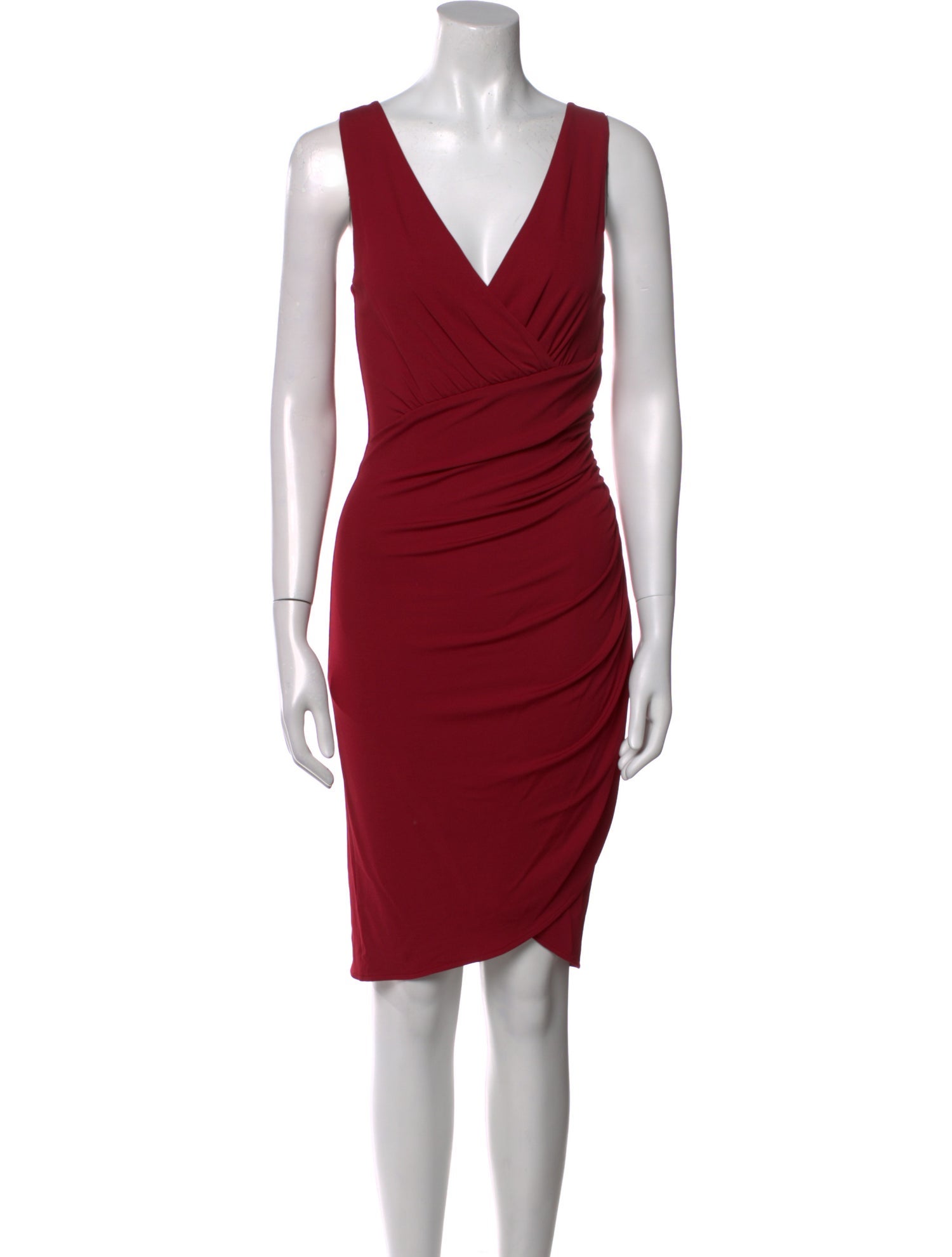 Michael Kors V-Neck Knee-Length Dress