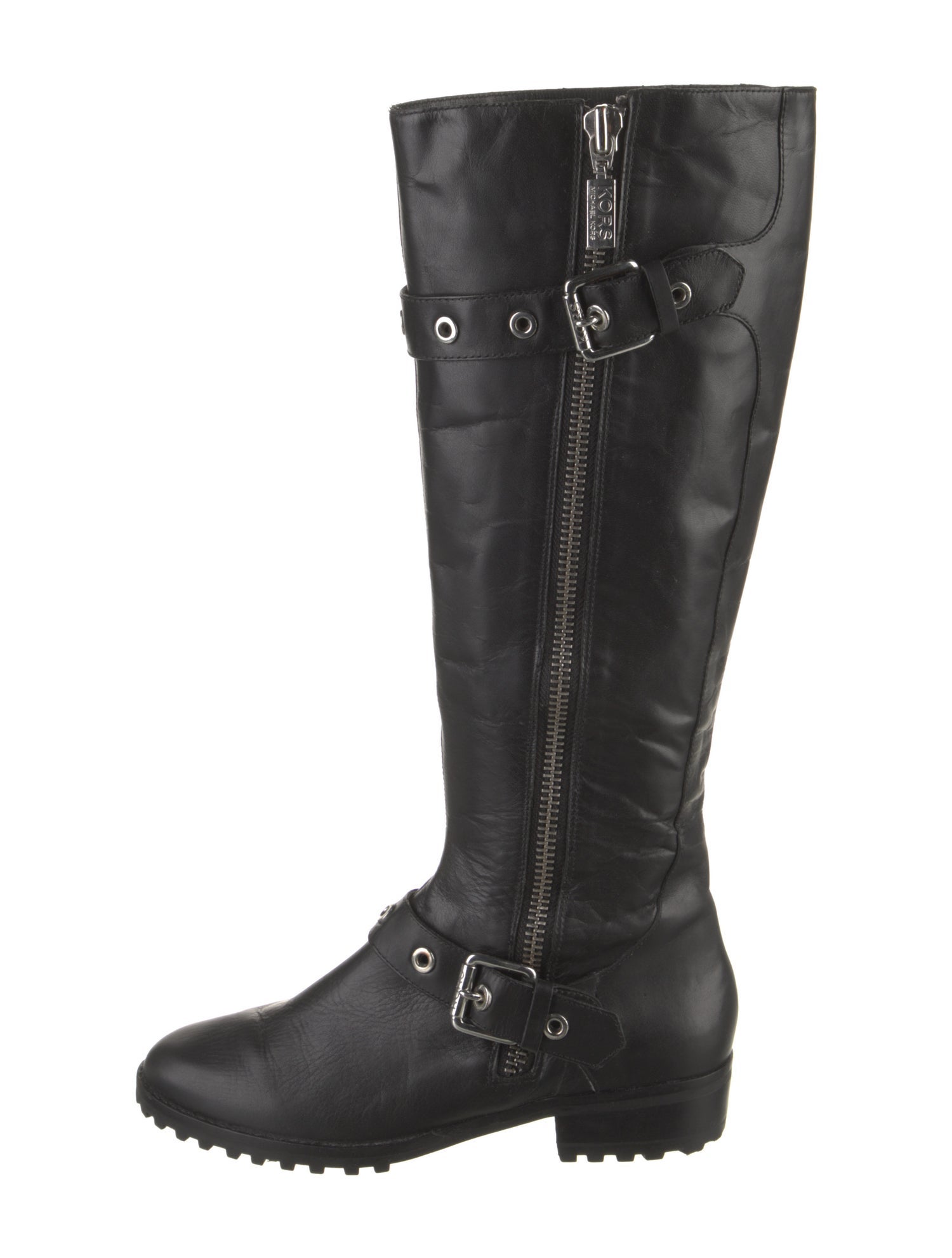 Michael Kors Leather Riding Boots