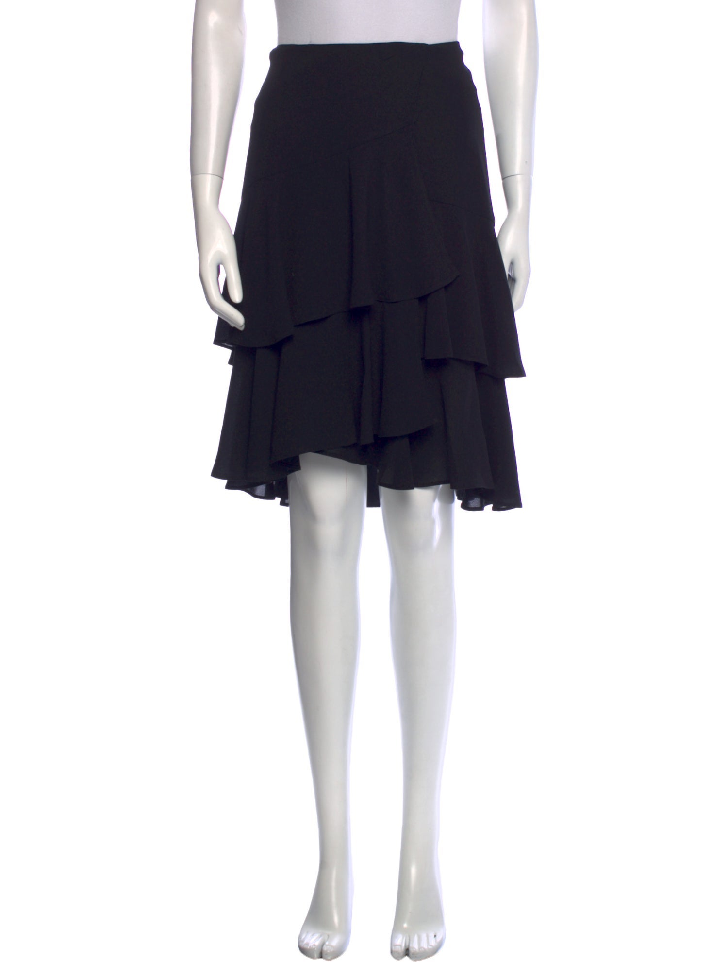 Michael Kors Silk Knee-Length Skirt