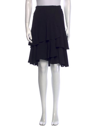 Michael Kors Silk Knee-Length Skirt