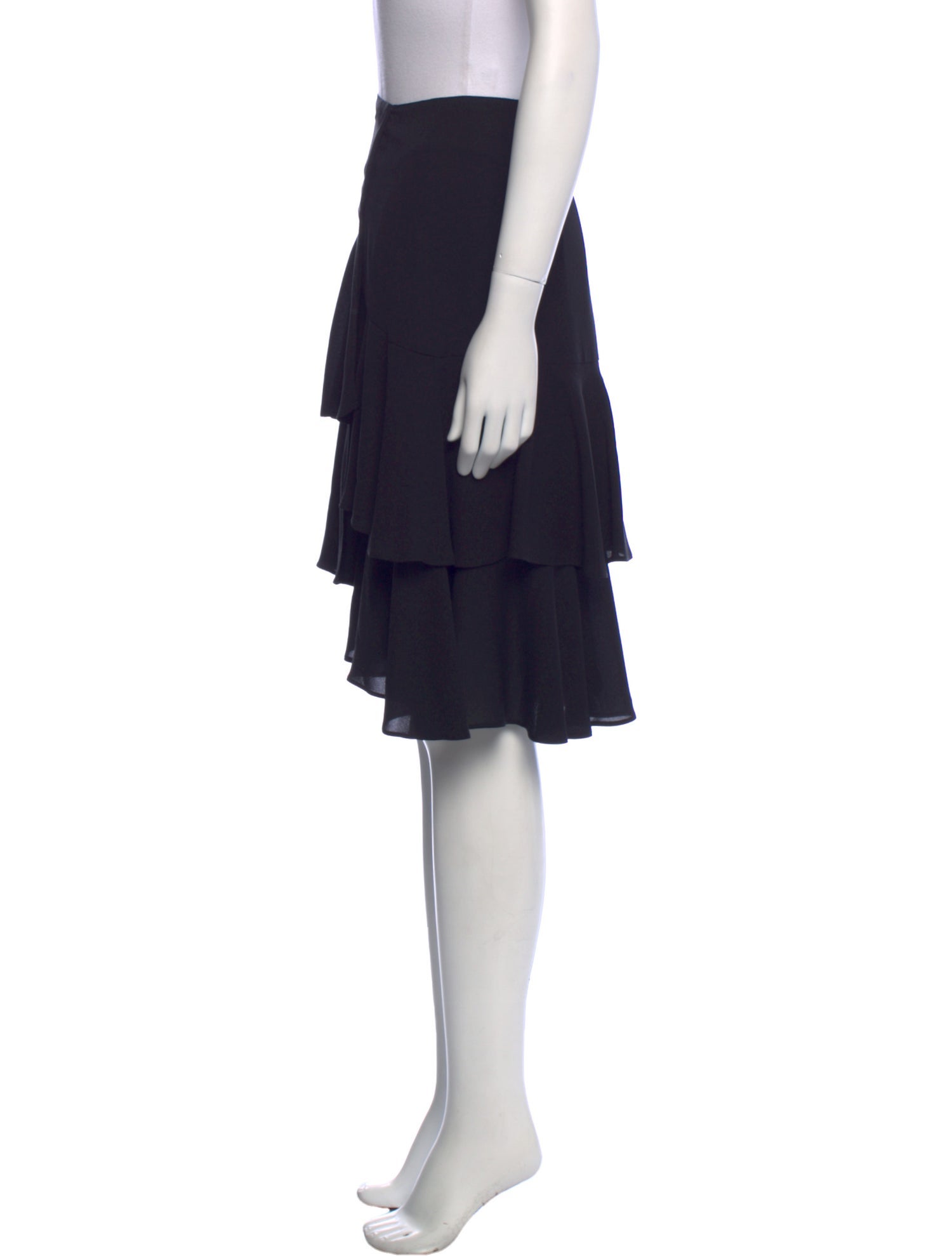 Michael Kors Silk Knee-Length Skirt