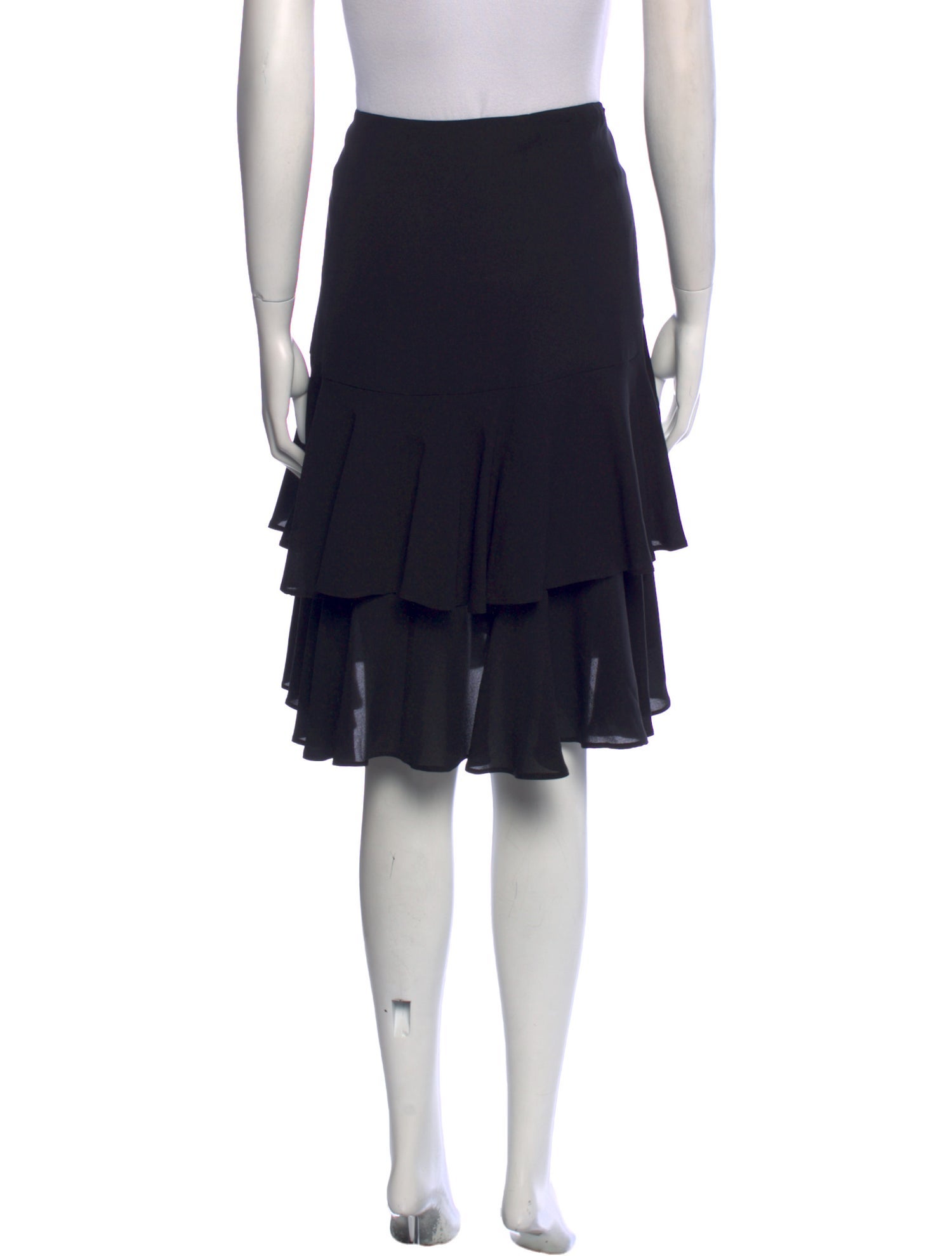 Michael Kors Silk Knee-Length Skirt