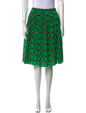 Michael Kors Printed Knee-Length Skirt