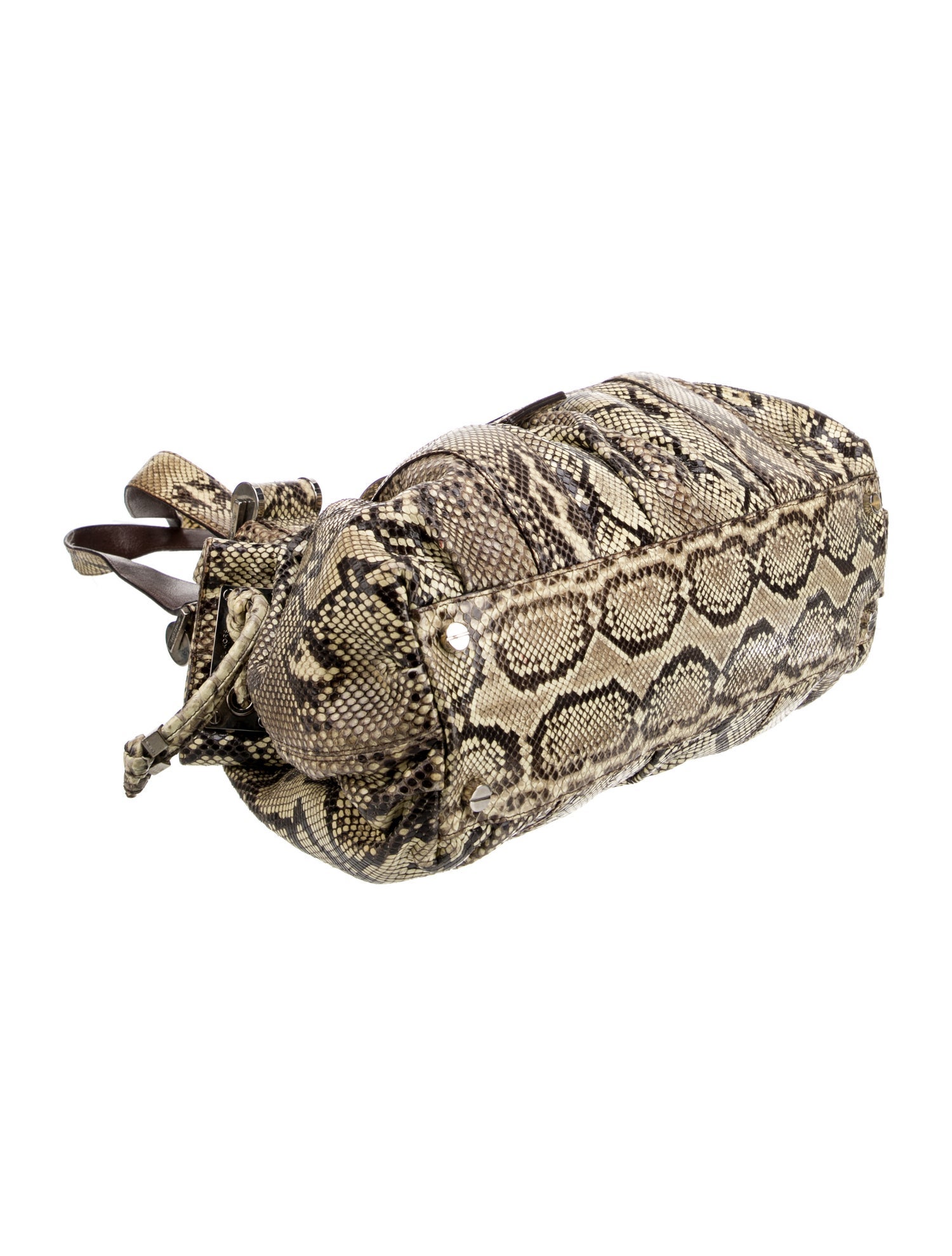 Michael Kors Embossed Leather Shoulder Bag