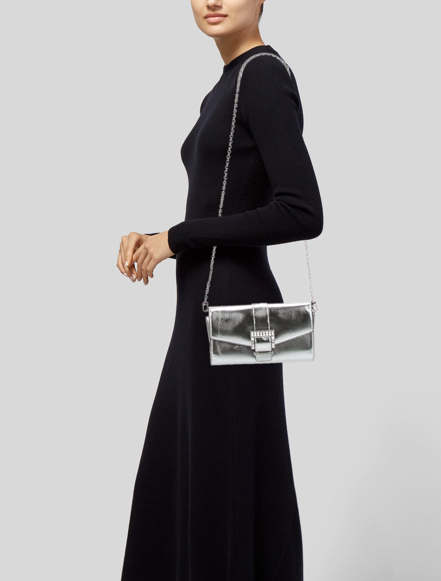 Michael Kors Leather Clutch