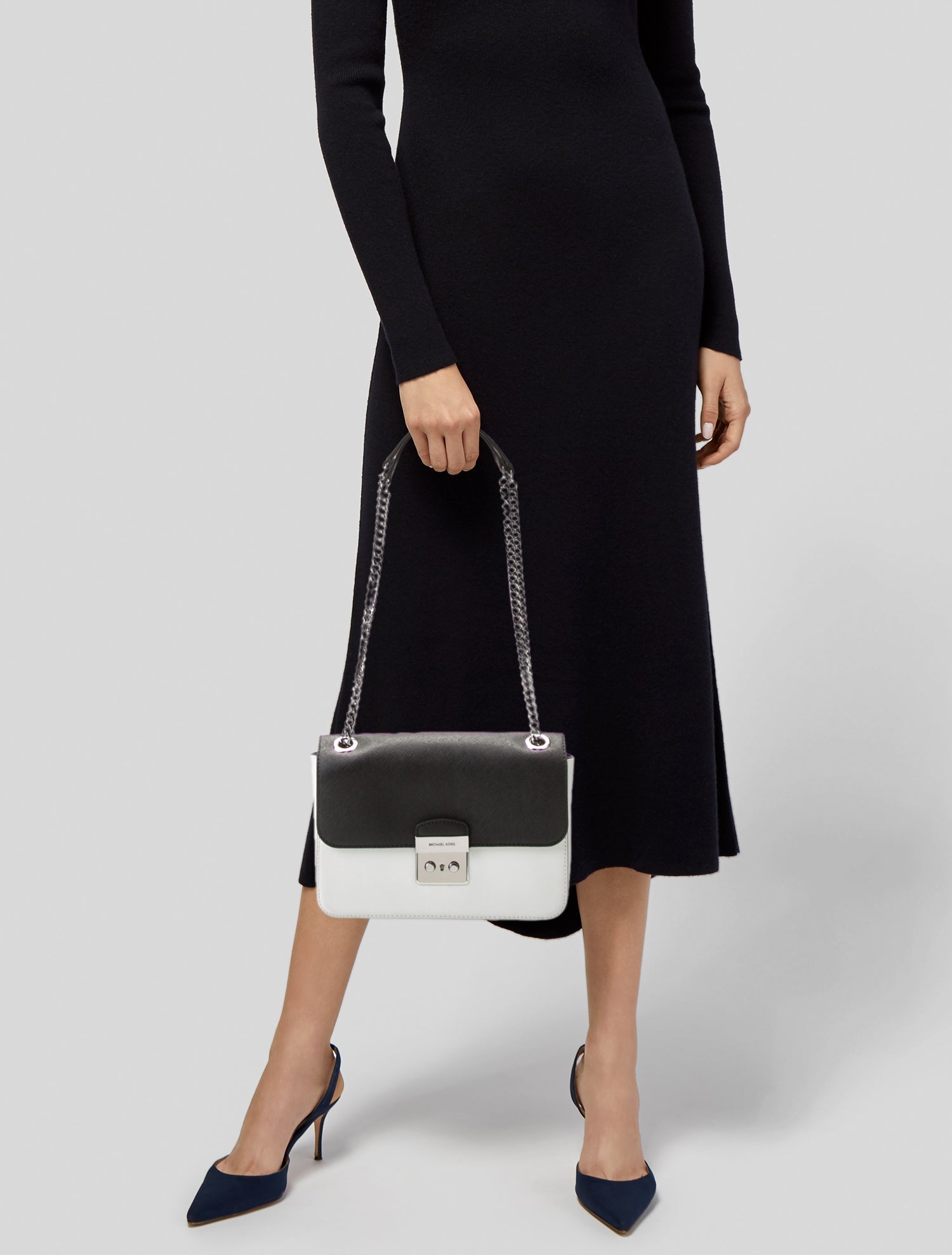 Michael Kors Saffiano Leather Shoulder Bag