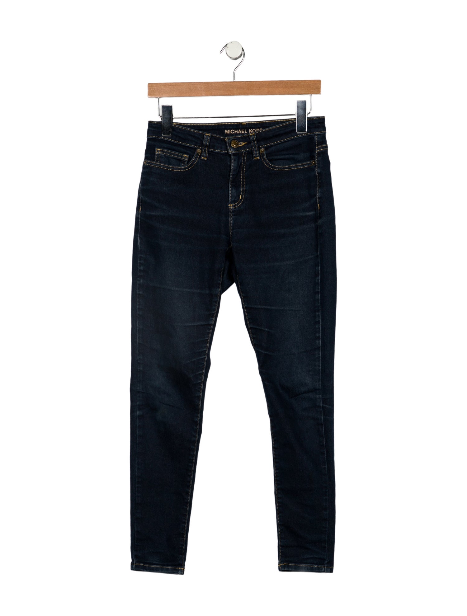 Michael Kors Mid-Rise Skinny Leg Jeans