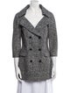 Michael Kors Virgin Wool Tweed Pattern Coat
