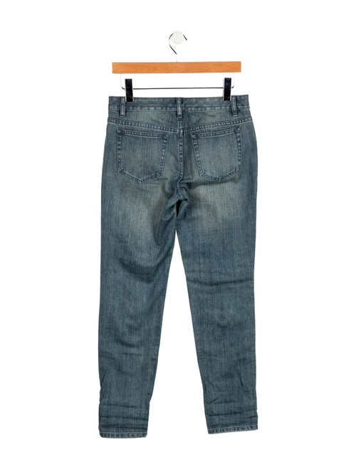 Michael Kors Mid-Rise Straight Leg Jeans