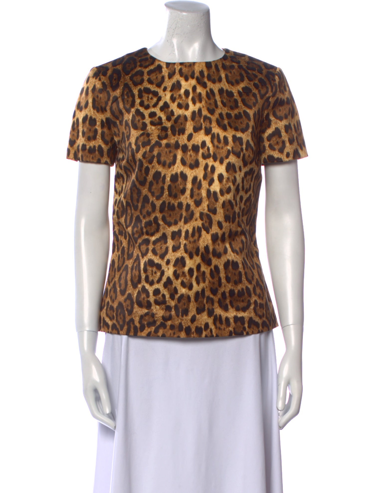 Michael Kors Animal Print Crew Neck T-Shirt