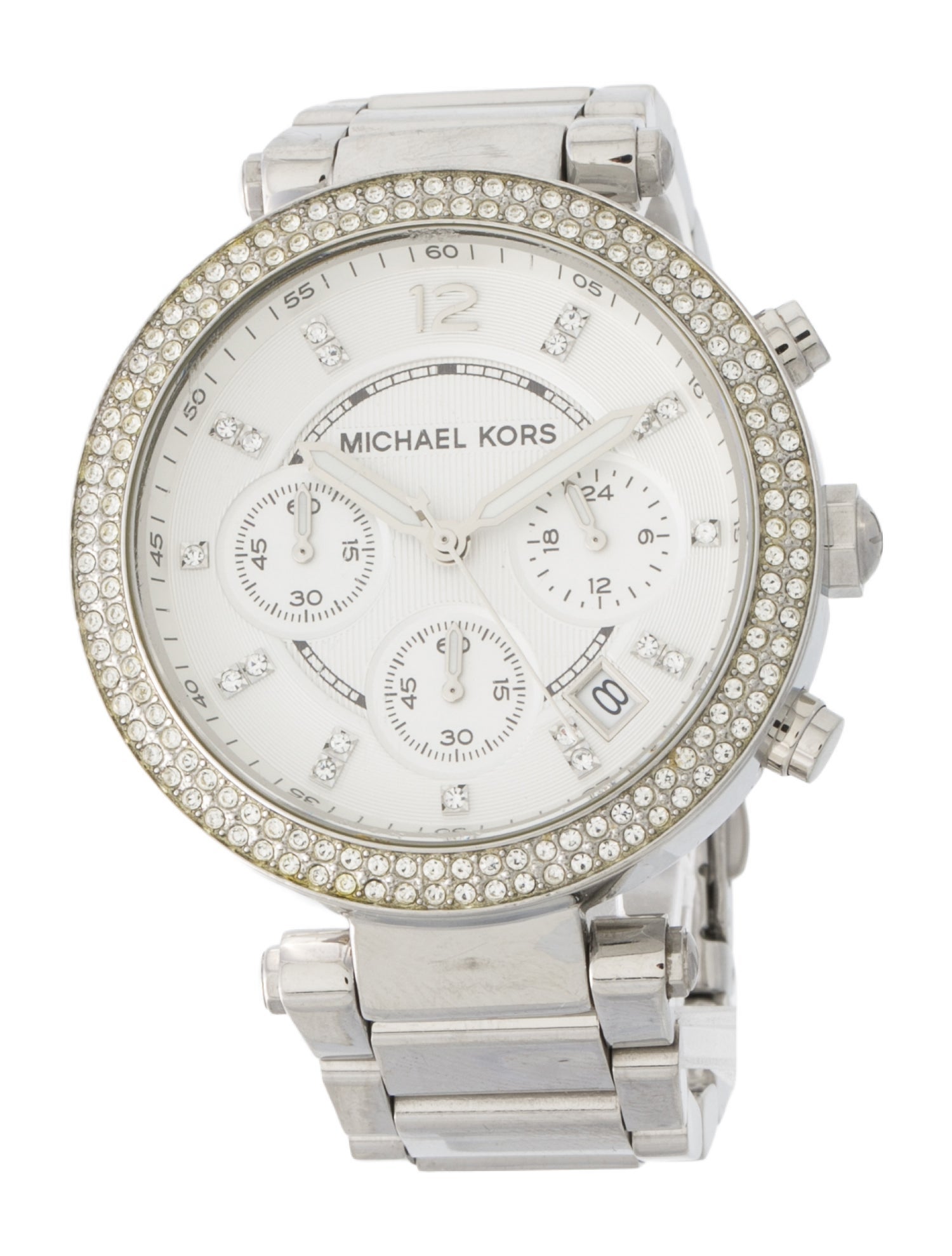Michael Kors Parker Silver-Tone Watch