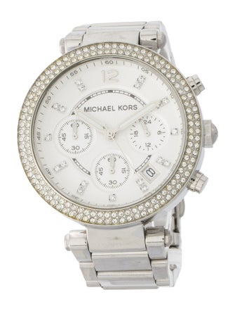 Michael Kors Parker Silver-Tone Watch