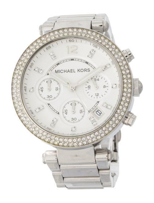 Michael Kors Parker Silver-Tone Watch