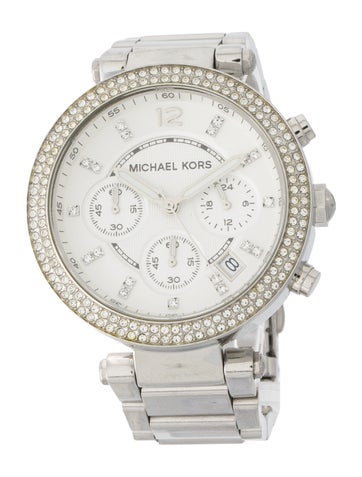 Michael Kors Parker Silver-Tone Watch