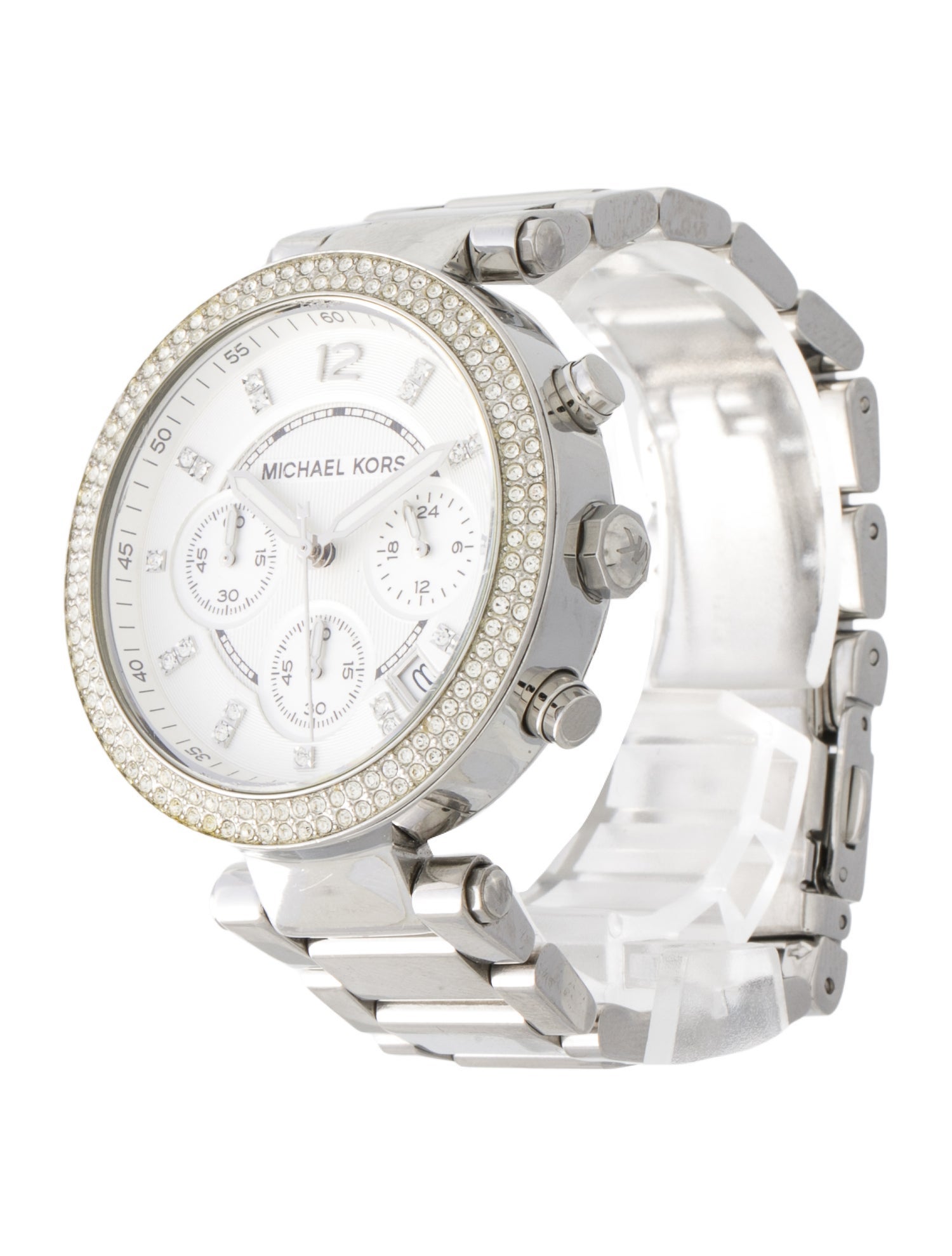 Michael Kors Parker Silver-Tone Watch