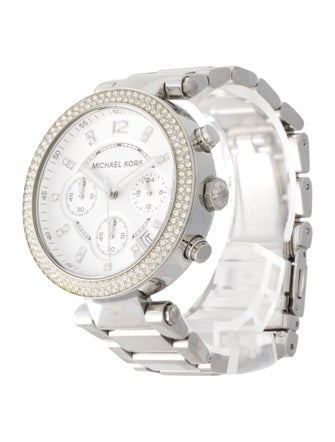 Michael Kors Parker Silver-Tone Watch