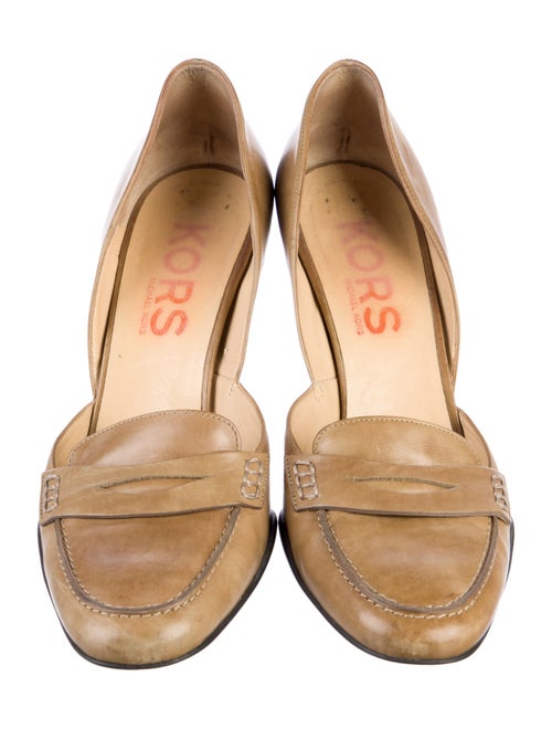 Michael Kors Leather D'Orsay Pumps