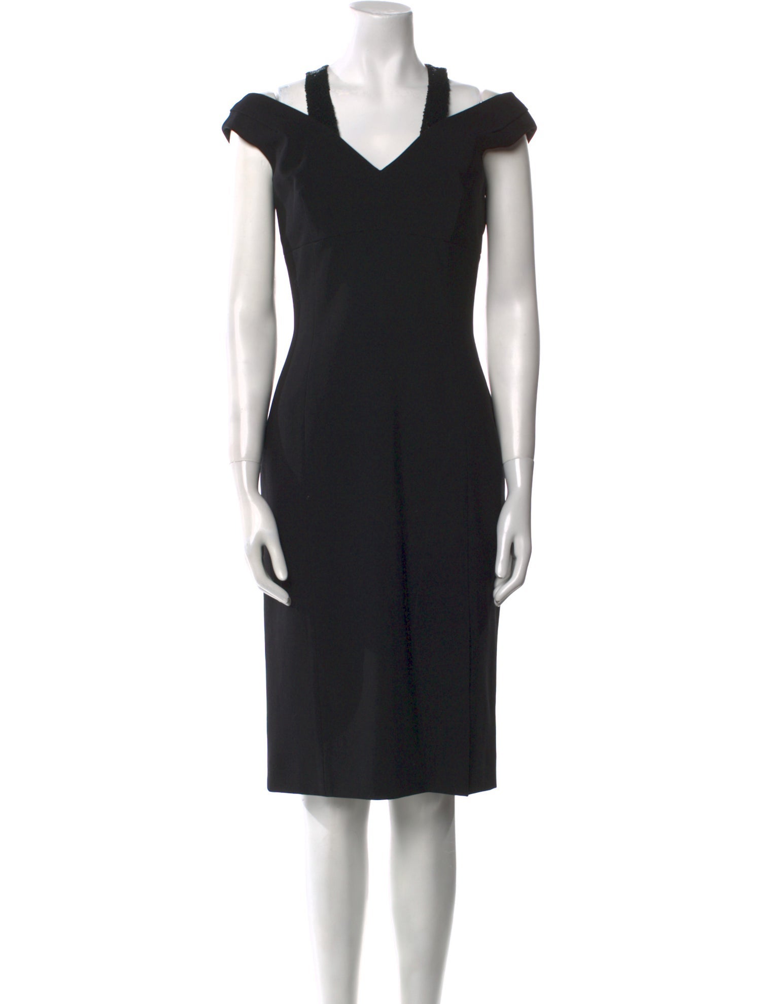 Michael Kors Virgin Wool Knee-Length Dress