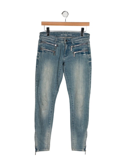 Michael Kors Low-Rise Skinny Leg Jeans
