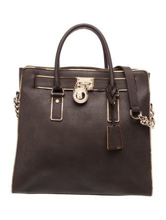 Michael Michael Kors Saffiano Leather Top Handle Bag