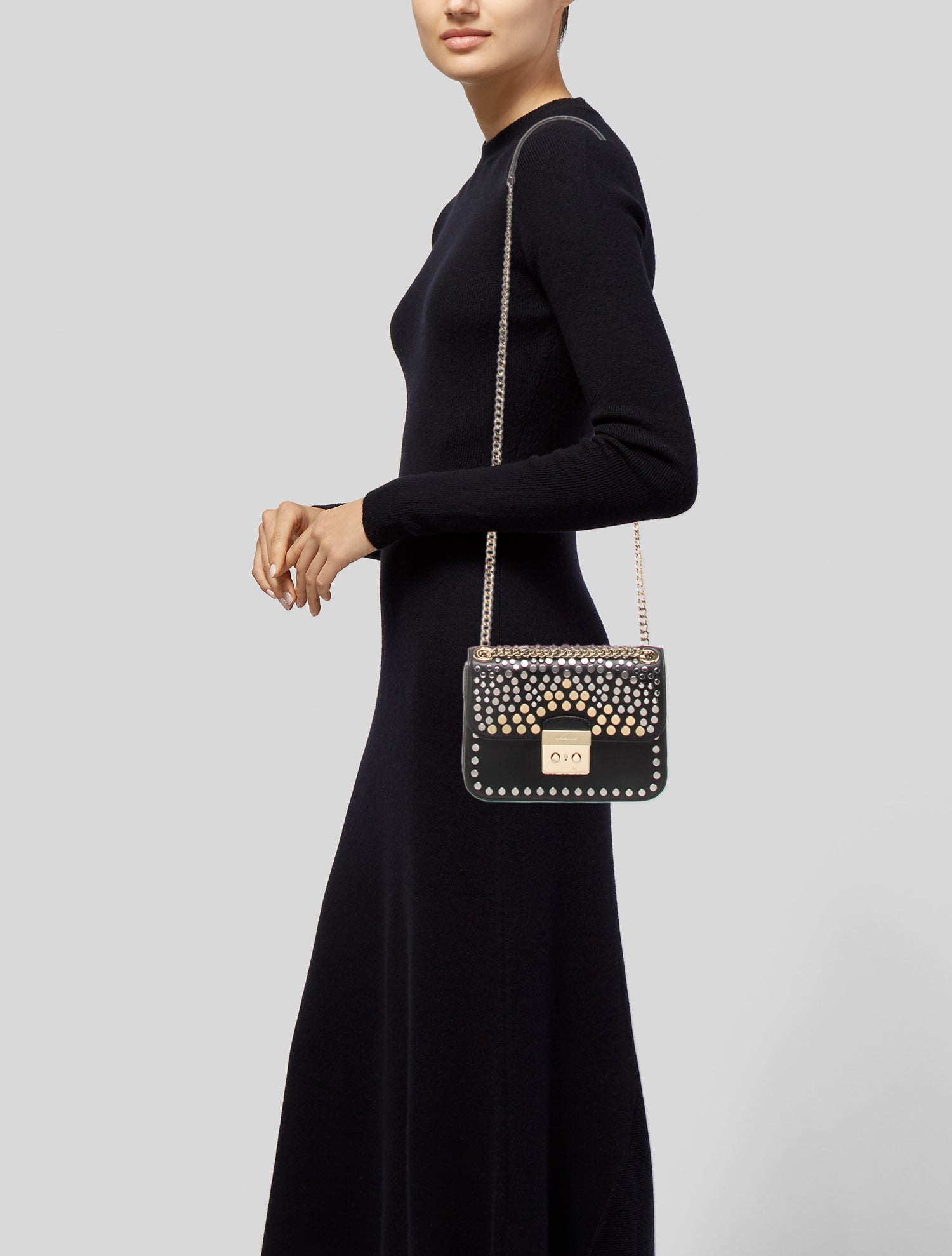 Michael Kors Leather Crossbody Bag