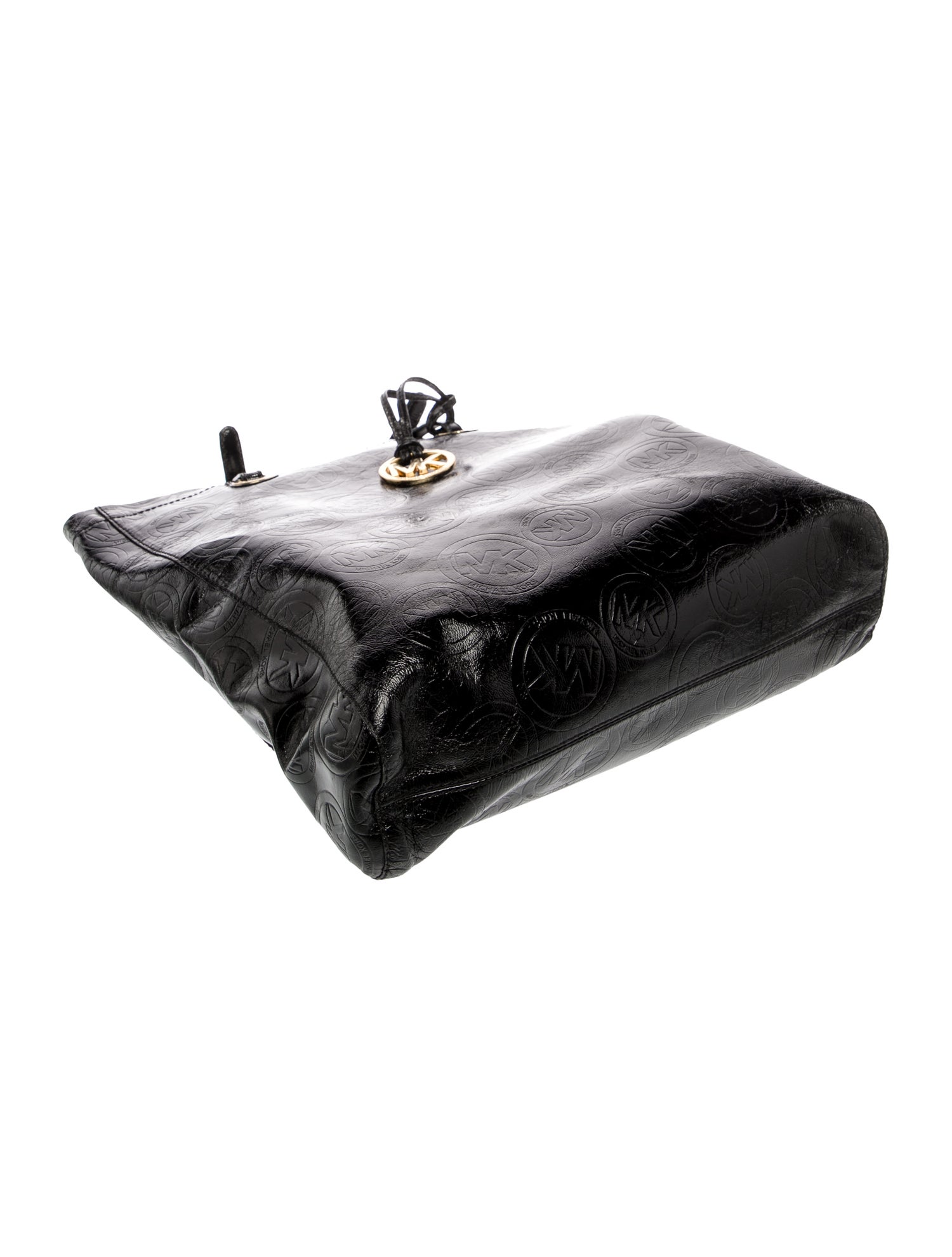 Michael Michael Kors Patent Leather Bucket Bag