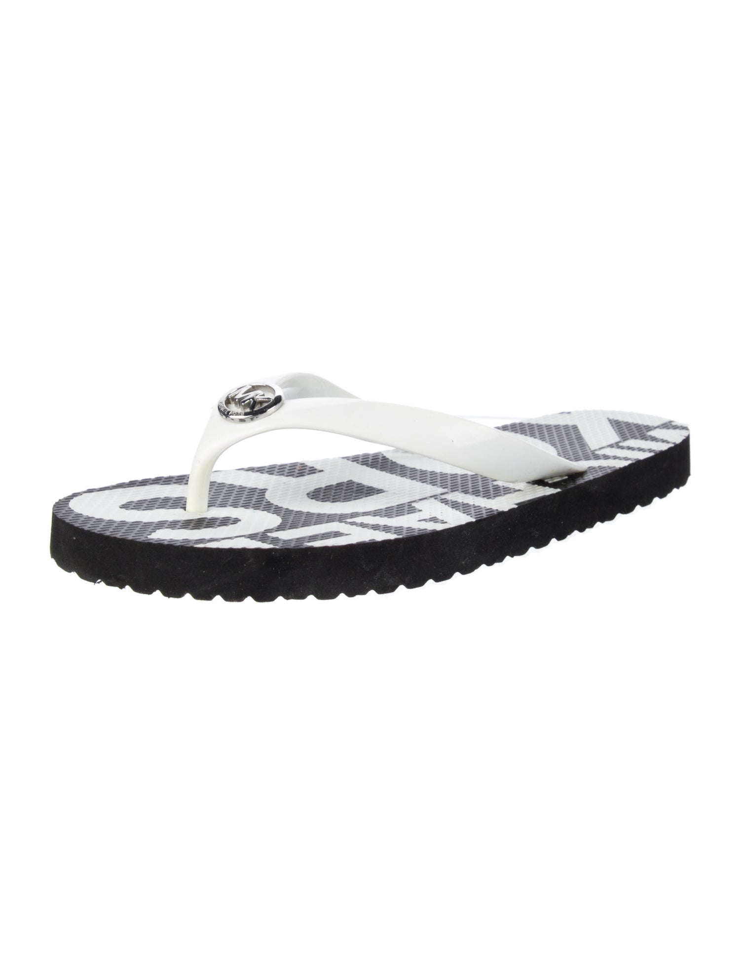 Michael Kors Rubber Printed Flip Flops