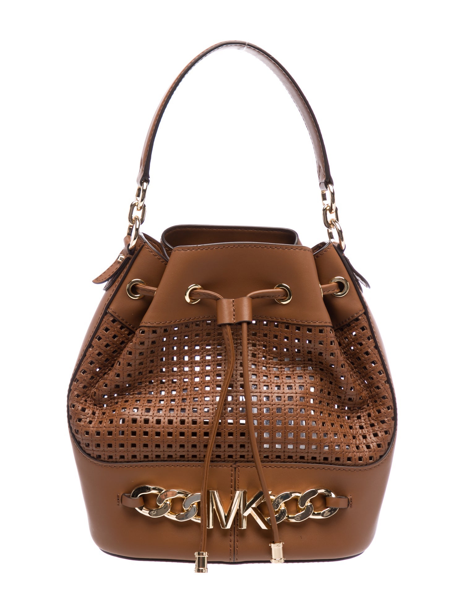 Michael Kors Leather Bucket Bag