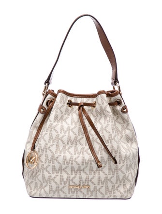 Michael Kors Monogram Bucket Bag