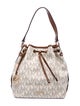 Michael Kors Monogram Bucket Bag