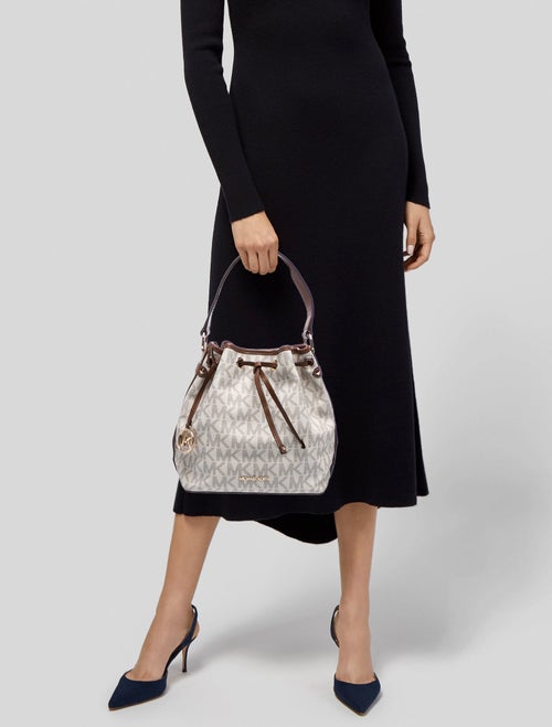 Michael Kors Monogram Bucket Bag