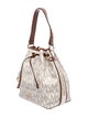 Michael Kors Monogram Bucket Bag