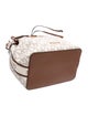 Michael Kors Monogram Bucket Bag