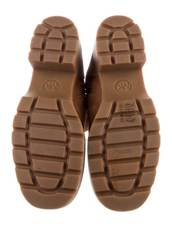 Michael Kors Suede Moto Boots