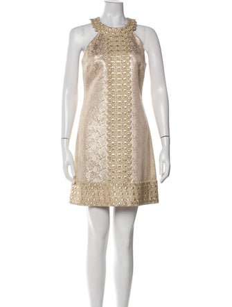 Michael Kors Crew Neck Mini Dress