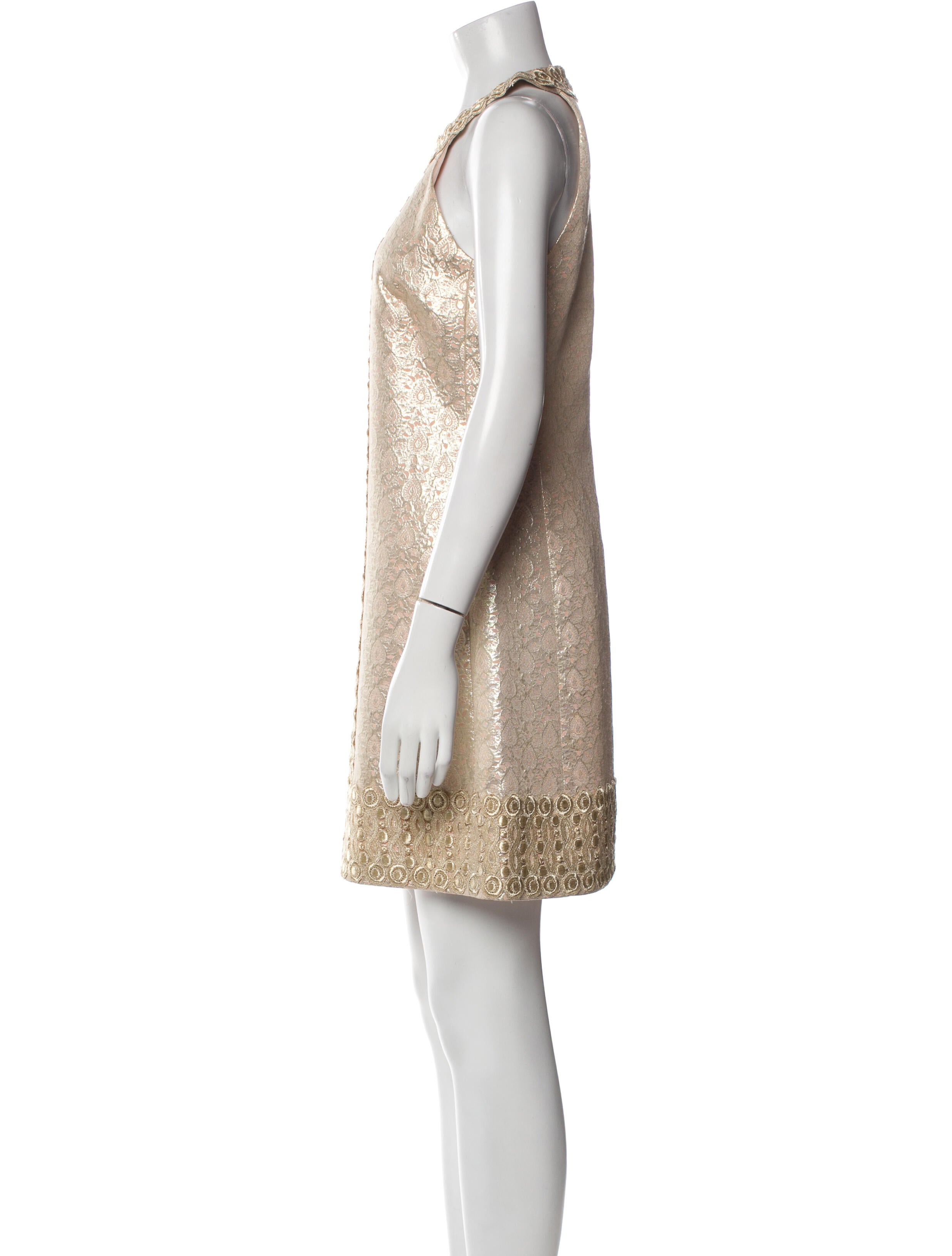 Michael Kors Crew Neck Mini Dress