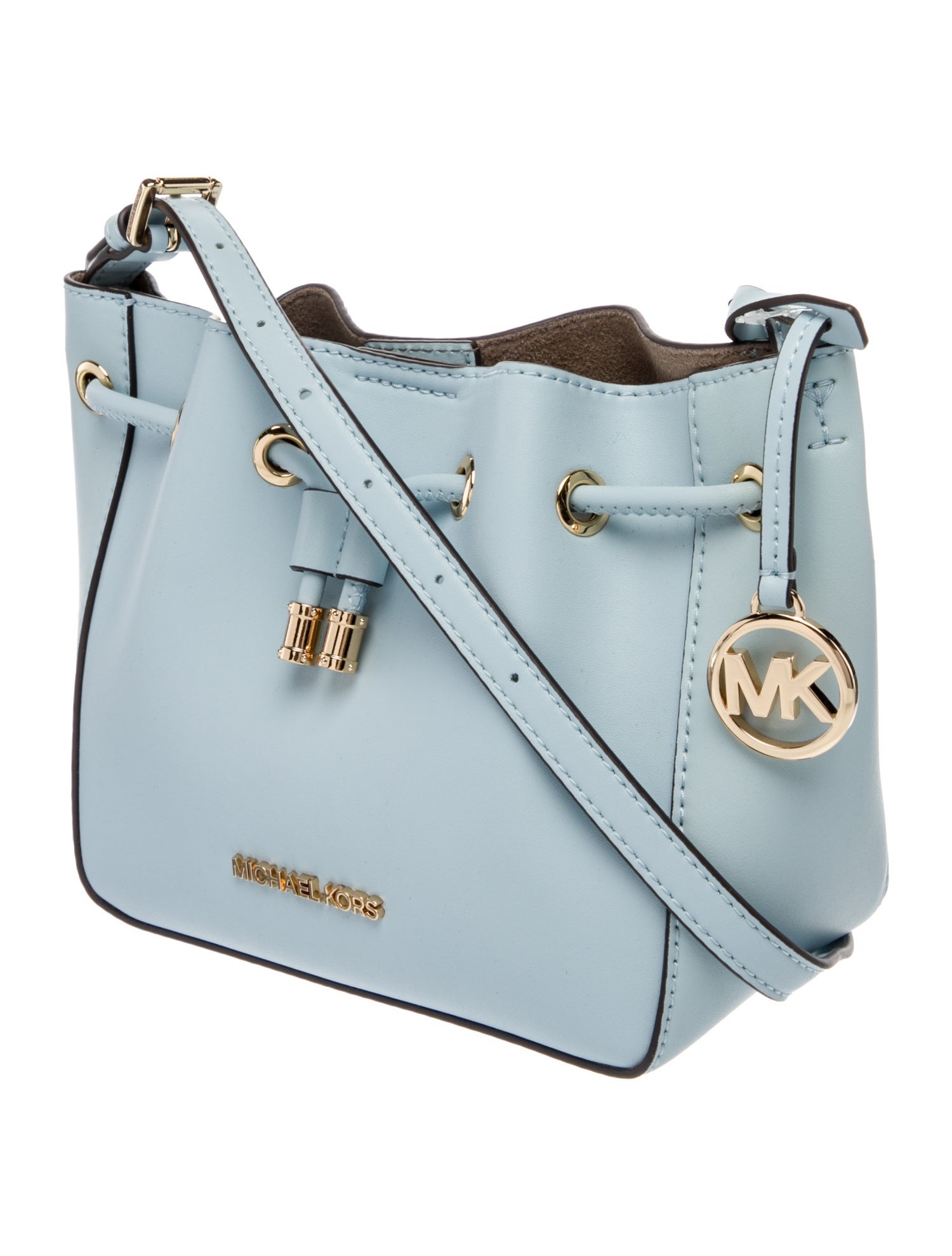 Michael Kors Leather Bucket Bag