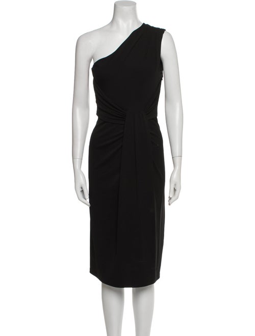 Michael Kors One-Shoulder Midi Length Dress
