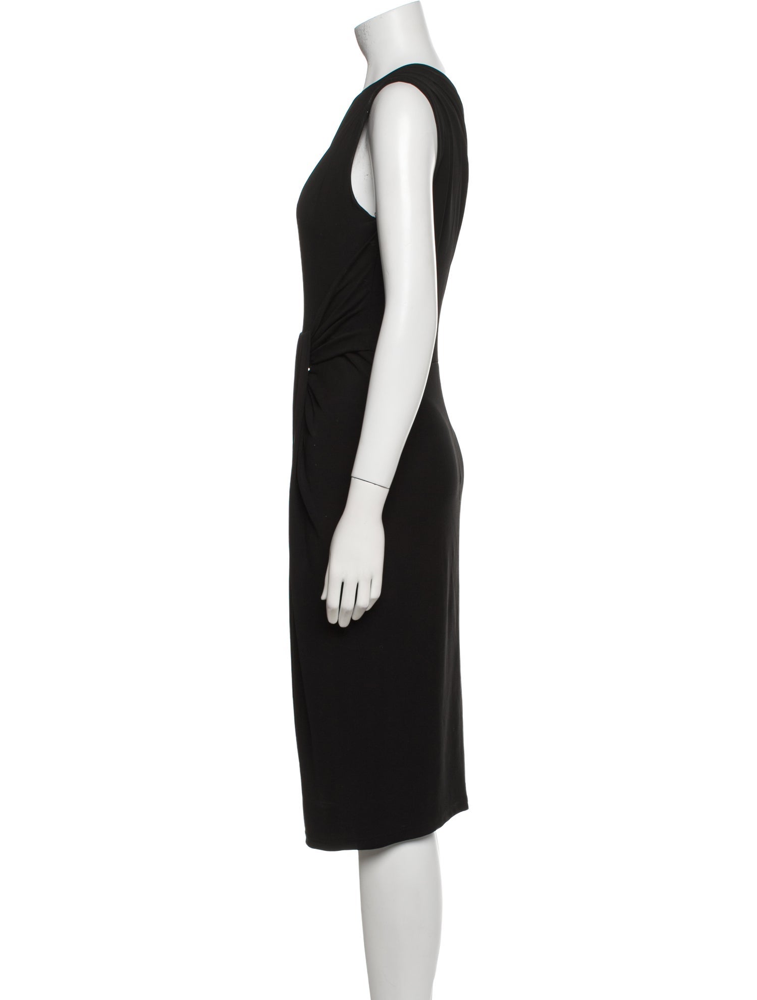 Michael Kors One-Shoulder Midi Length Dress